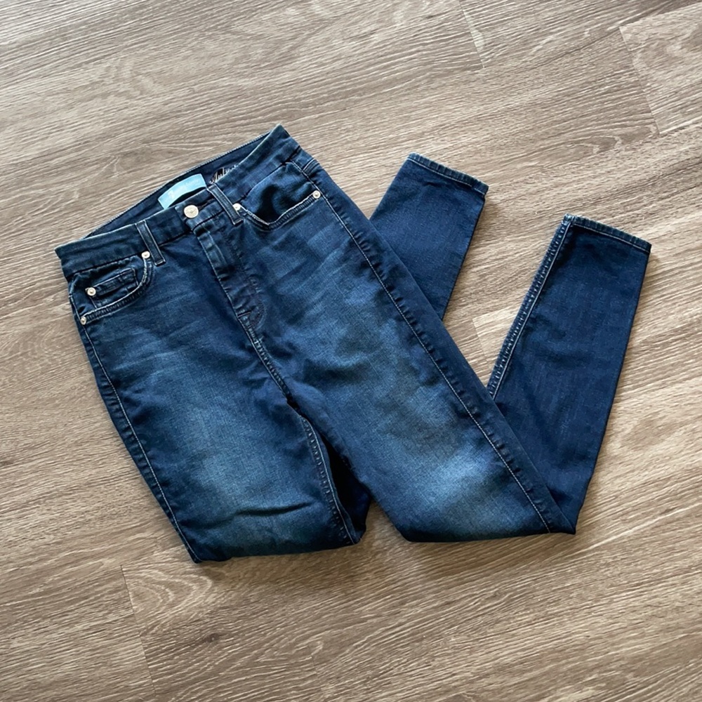 7 For All Mankind high waisted jeans, “Audrey”